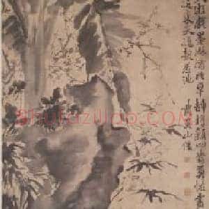 徐渭四季花卉图轴