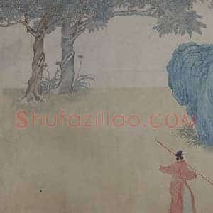 丁云鹏《冯媛当熊图》卷