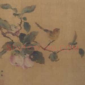 林椿果熟来禽图页