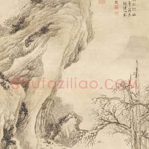 金廷标《山溪策蹇图》轴
