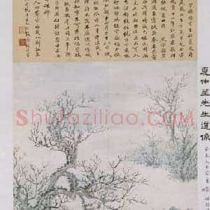 费丹旭夏仲笙像轴