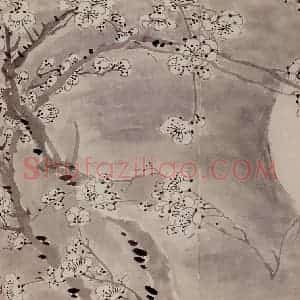 1757年 金农《梅花册》国画花鸟作品图片赏析