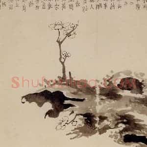 1757年 金农《梅花册》国画花鸟作品图片赏析