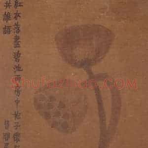 1758年 金农《杂画册》国画花鸟作品图片赏析