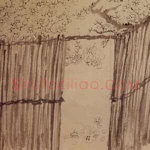 1758年 金农《梅花三绝》国画花鸟作品图片赏析