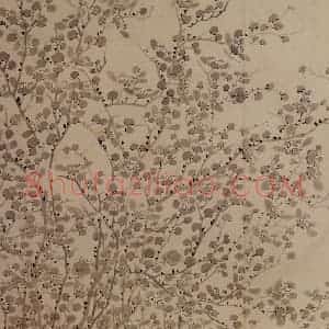 1758年 金农《梅花三绝》国画花鸟作品图片赏析