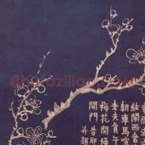 1757年 金农《梅花十二开》国画花鸟作品图片赏析