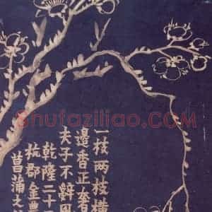1757年 金农《梅花十二开》国画花鸟作品图片赏析