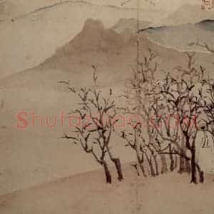 1759年 金农《杂画册》国画综合写意作品图片赏析