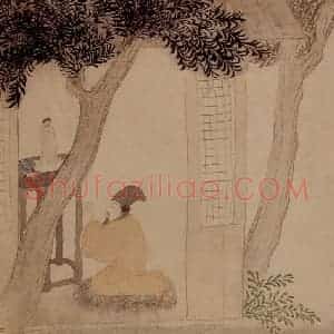 1759年 金农《人物山水册》国画综合写意作品图片赏析