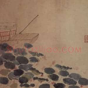 1759年 金农《山水人物册》国画综合写意作品图片赏析