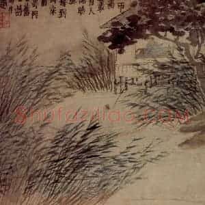 1759年 金农《山水人物册》国画综合写意作品图片赏析