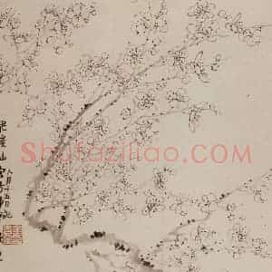 1760年 金农《梅花册》国画花鸟写意作品图片赏析