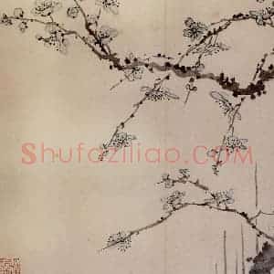 1760年 金农《梅花册》国画花鸟写意作品图片赏析