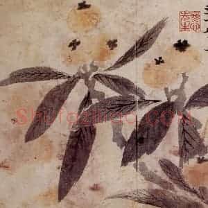 1761年 金农《花卉册》国画花鸟写意作品图片赏析