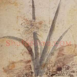 1761年 金农《花卉册》国画花鸟写意作品图片赏析