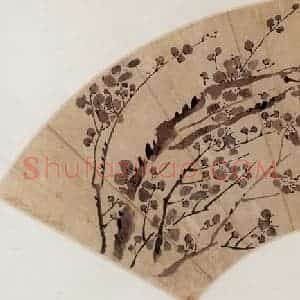 1762年 金农《梅花》国画花鸟写意作品图片赏析