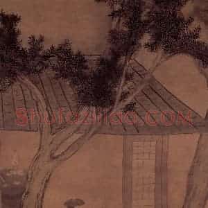 金农《礼佛图》国画综合写意作品图片赏析