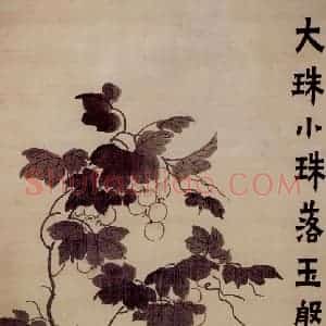 金农《花卉册》国画花鸟写意作品图片赏析