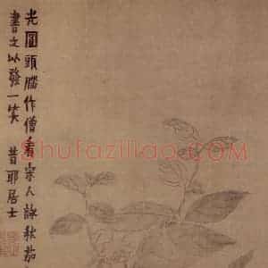 金农《书画合册》国画花鸟写意作品图片赏析