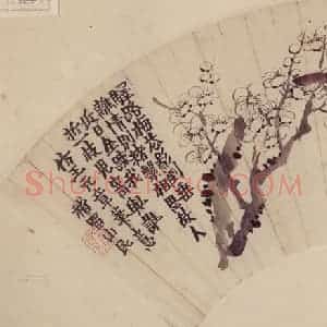 金农《梅花》国画花鸟写意作品图片赏析