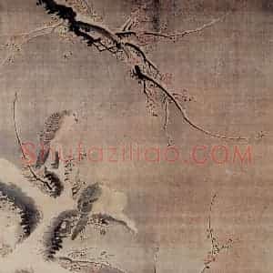 明代 吕纪《花鸟图》国画花鸟作品图片赏析