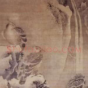 明代 吕纪《四鹊图》国画花鸟作品图片赏析