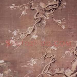 明代 吕纪《雪梅锦鸡图》国画花鸟作品图片赏析