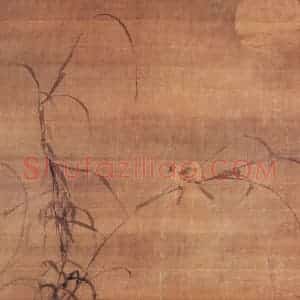 明代 林良《芦雀图》国画花鸟作品图片赏析