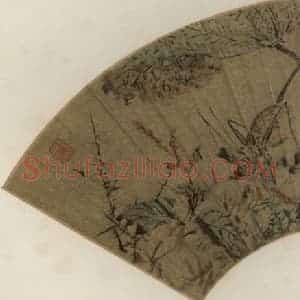 明代 陈嘉言《秋塘虫趣》国画花鸟作品图片赏析