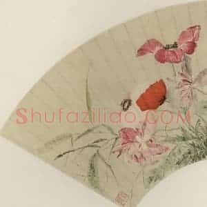 清代 恽寿平《虞美人花》国画花鸟作品图片赏析