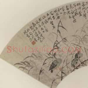 清代 边寿民《芦雁》国画花鸟作品图片赏析