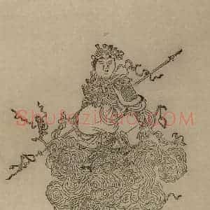 1616年 陈洪绶《九歌图》国画人物工笔作品图片赏析