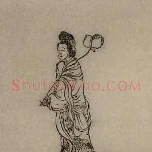 1616年 陈洪绶《九歌图》国画人物工笔作品图片赏析