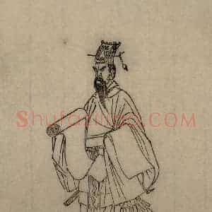 1616年 陈洪绶《九歌图》国画人物工笔作品图片赏析