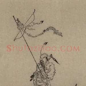 1616年 陈洪绶《九歌图》国画人物工笔作品图片赏析