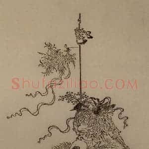 1616年 陈洪绶《九歌图》国画人物工笔作品图片赏析