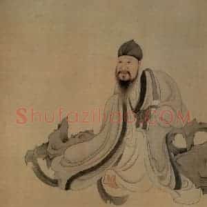 1649年 陈洪绶《南生鲁四乐图卷》国画人物工笔作品图片赏析