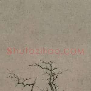 1619年 陈洪绶《早年画册》国画花鸟写意作品图片赏析