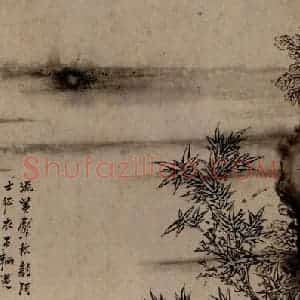 1621年 陈洪绶《早年画册》国画人物写意作品图片赏析