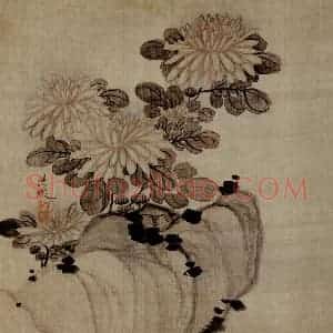 1651年 陈洪绶《模古图》国画花鸟写意作品图片赏析