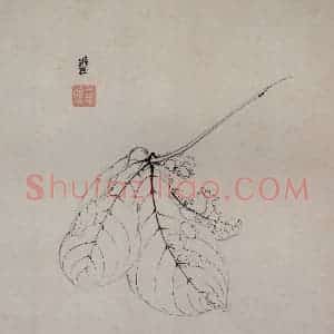 1619年 陈洪绶《模古图》国画花鸟工笔作品图片赏析
