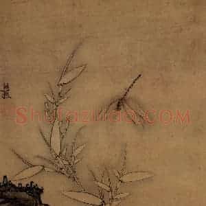 1633年 陈洪绶《花鸟图册》国画花鸟工笔作品图片赏析