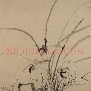 明代 李流芳《山水花卉册》国画花鸟写意作品图片赏析