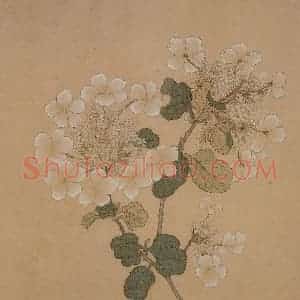 明代 王维烈《花卉册》国画花鸟工笔作品图片赏析
