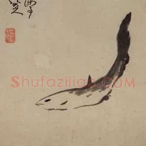 清代 朱耷《杂画册》国画花鸟写意作品图片赏析