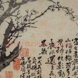 清代 石涛《花卉册》国画花鸟写意作品图片赏析