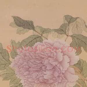 清代 恽寿平《花卉册》国画花鸟工笔作品图片赏析