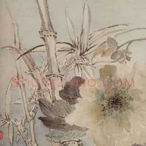 清代 高鳯翰《花卉册》国画花鸟写意作品图片赏析