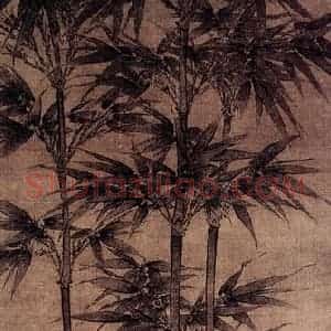 明代 戴进《竹菊图》国画山水作品图片赏析
